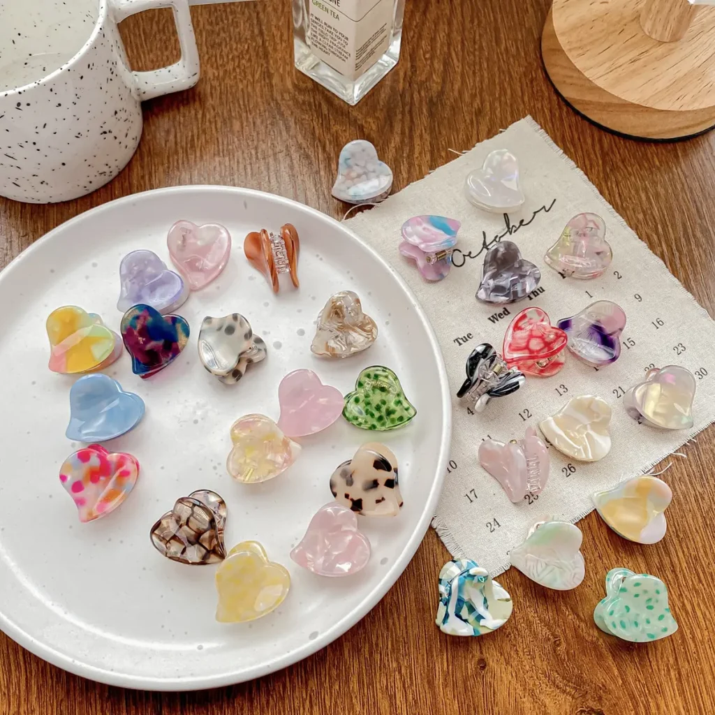 3cm-heart-shaped-acetate-mini-hair-claw-collection