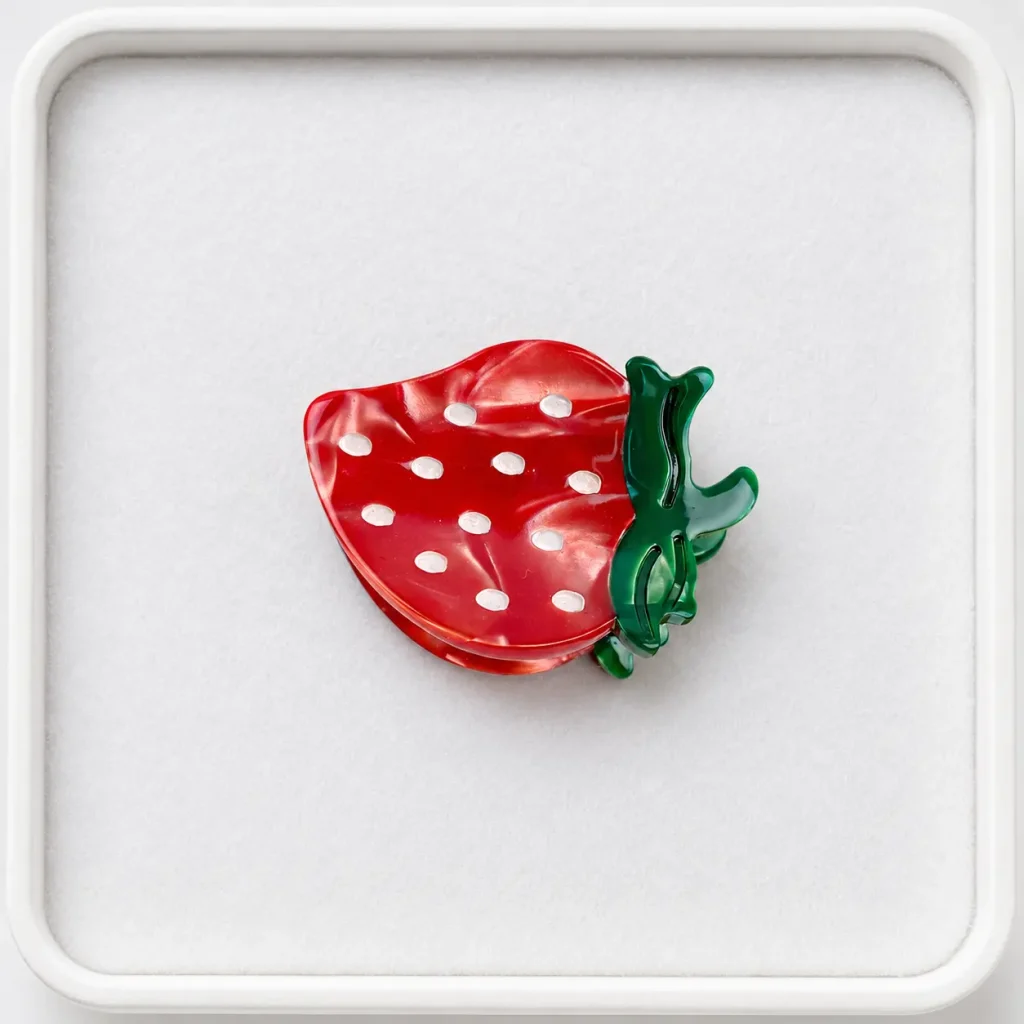 3cm-strawberry-acetate-mini-hair-claw