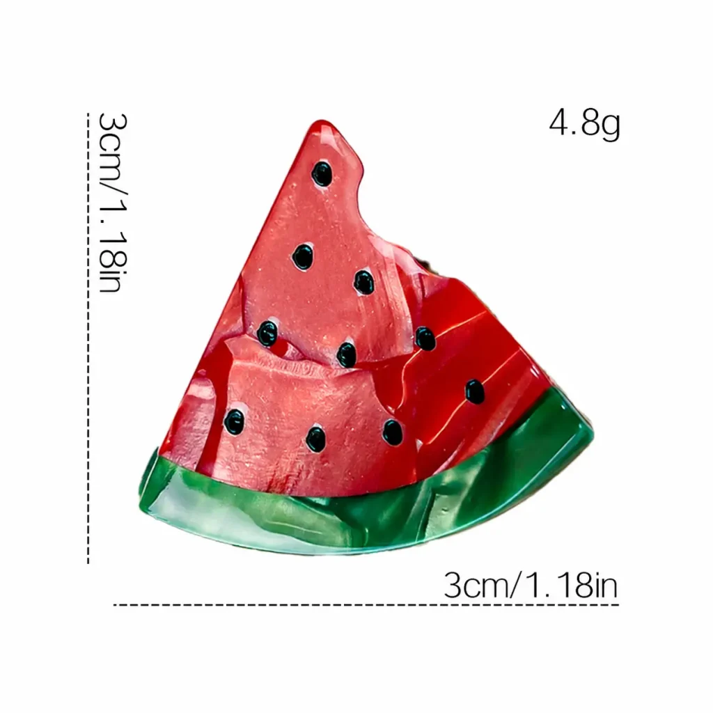 3cm-watermelon-acetate-mini-hair-claw-size