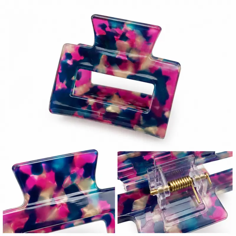 5CM Cellulose Acetate Hair Claw Clip Spring