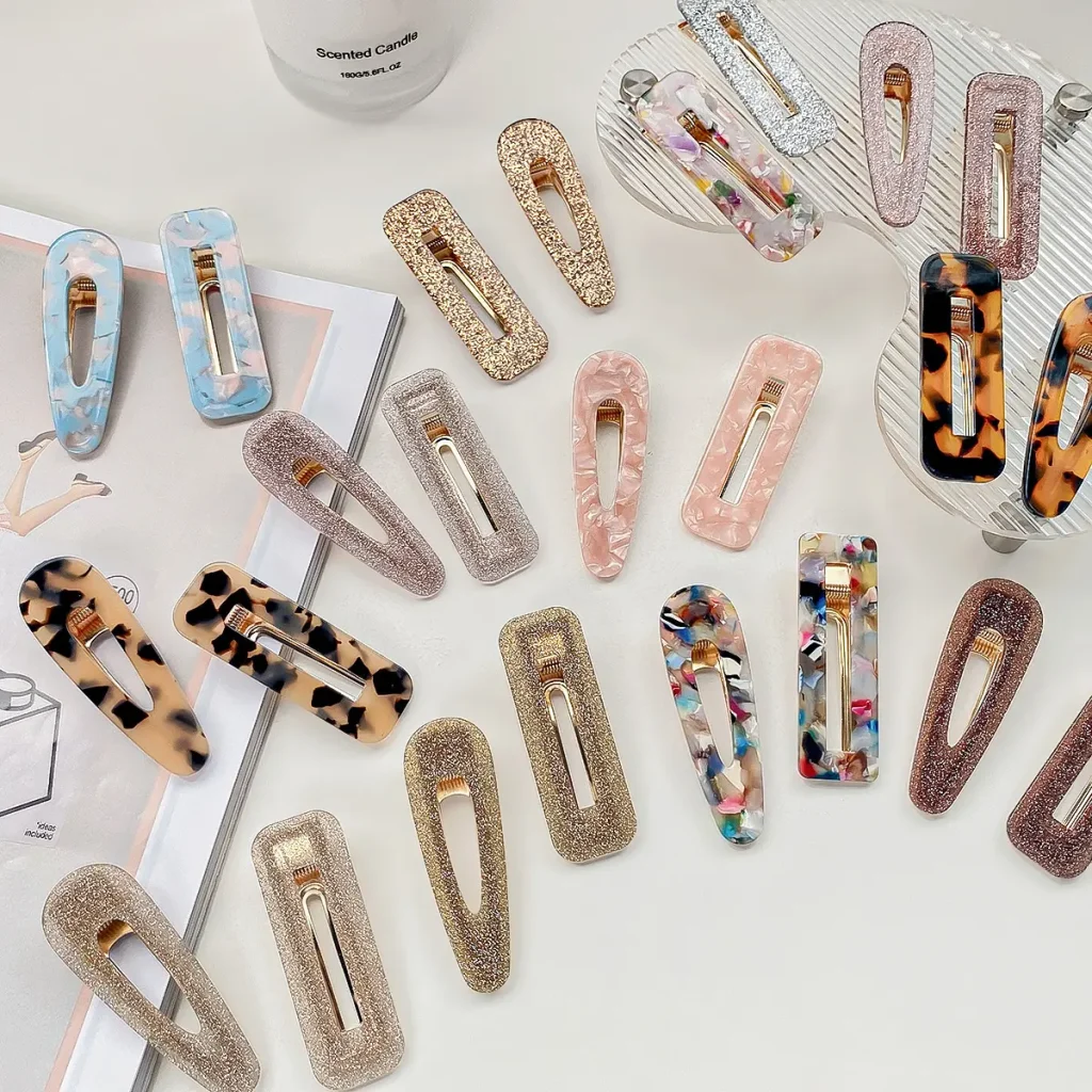 cellulose-acetate-snap-hair-clips-shapes-and-colors-collection