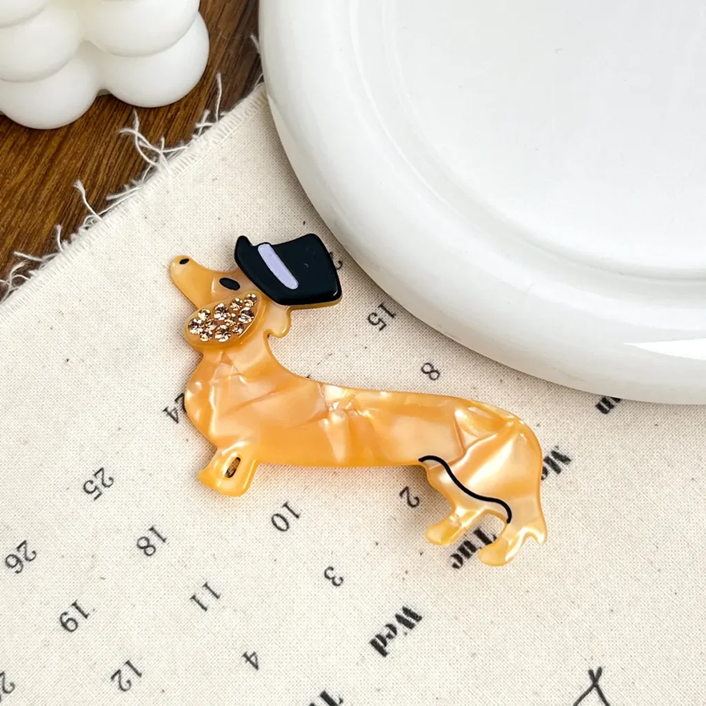 orange-dachshund-rhinestone-acetate-hair-clip
