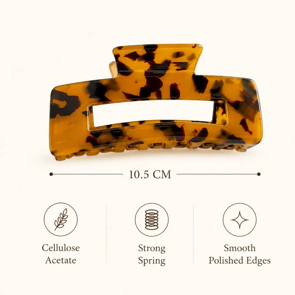 square-10-5cm-acetate-hair-claw-clip-product-specs-infographic