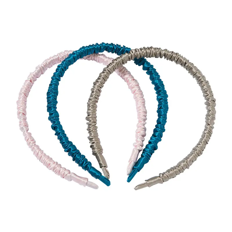 19MM Mulberry Silk Headband Four Color Product View