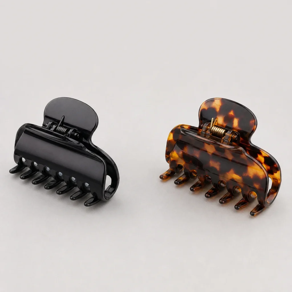 Plastic vs Cellulose Acetate Hair Clips