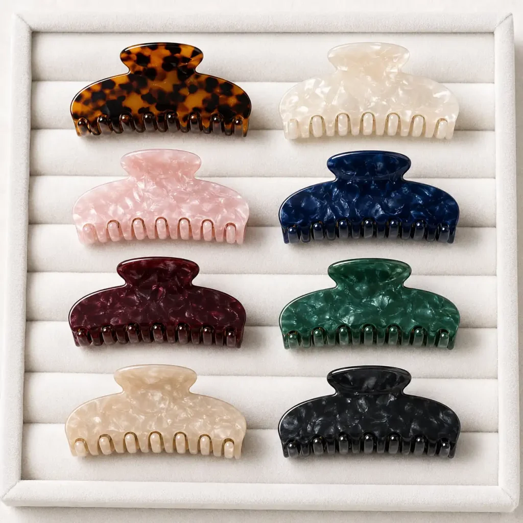 Plastic vs Cellulose Acetate Hair Clips