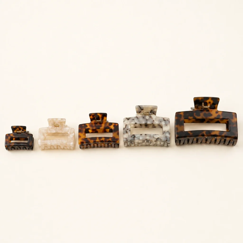 Plastic vs Cellulose Acetate Hair Clips